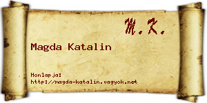 Magda Katalin névjegykártya